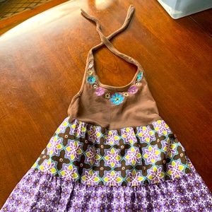 Girls boutique halter dress